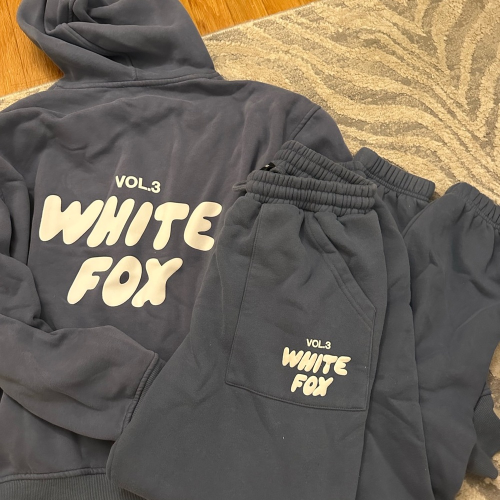 White Fox Boutique Charcoal Hoodie and Joggers